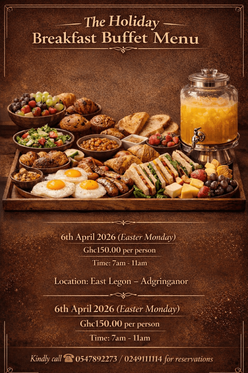 The Holiday Breakfast Buffet